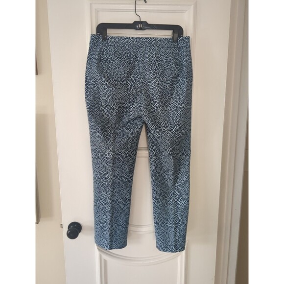 Boden Womens Pants 8 Richmond Ankle Pants Straight leg Blue Polka Dot - Picture 6 of 7